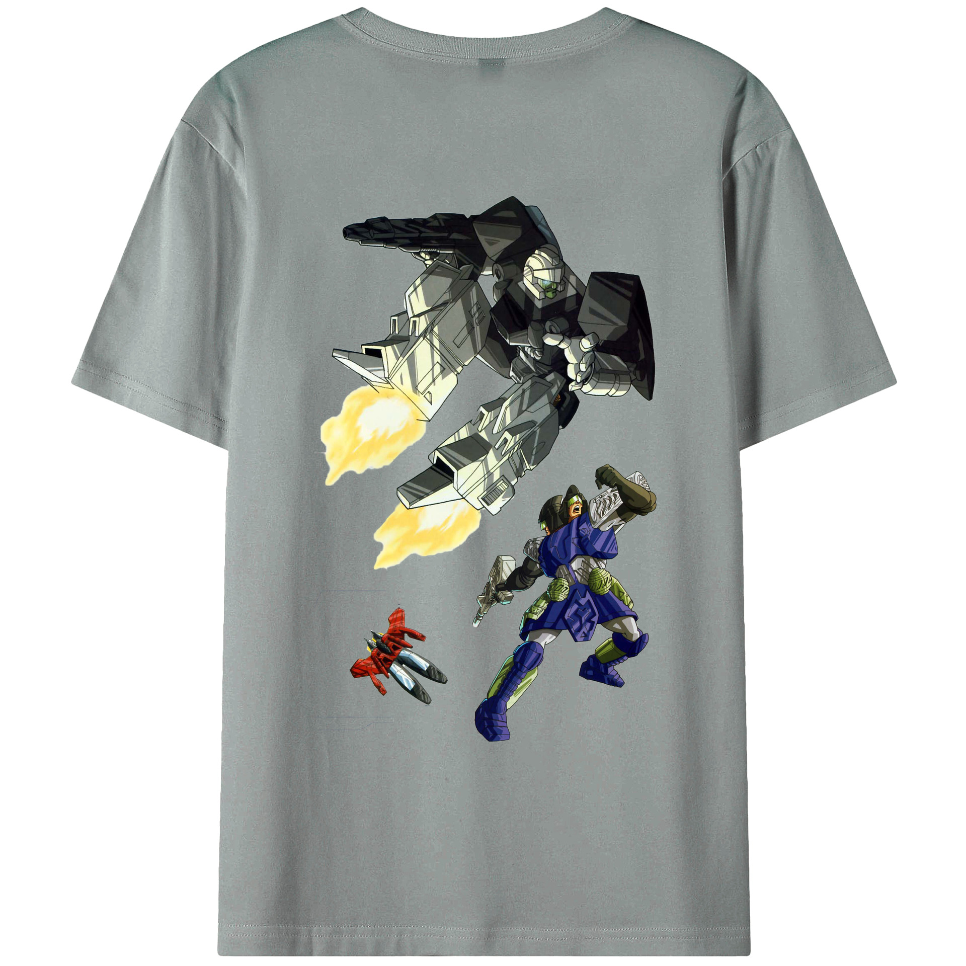 （画像用）  綿100％ メンズ半袖Tシャツ（バックプリント） 通気性